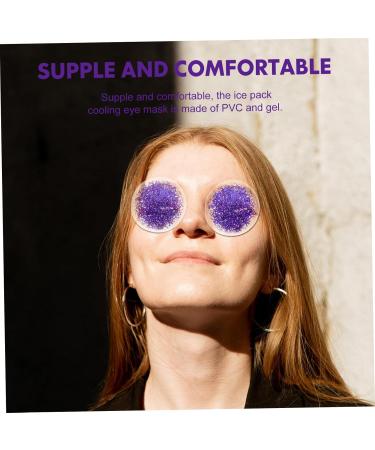 FRCOLOR 2 Pairs Gel Eye Mask Warm Eye Patch Sleep Patch Sleeping Eye Patch Cold Under Eye Patches Hot Cold Eye Patches Comfortable Eye Patches Cartoon Cooling Pad PVC Purple - Buy Online on GoSupps.com