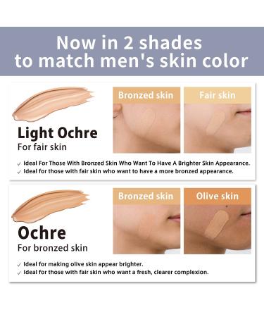 NULL Matte Finish Men's BB Cream & Concealer SPF30 PA++ - 0.7oz (Ochre) | Made in Japan - Buy Online on GoSupps.com
