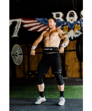 Element 26 Knee Wraps for Weightlifting - Compression Support for Powerlifting & Bodybuilding - Buy Online on GoSupps.com