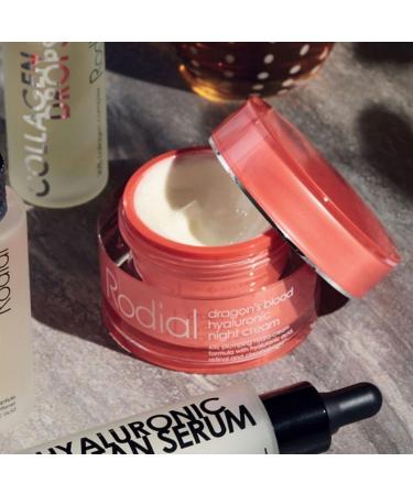 Rodial Dragon's Blood Hyaluronic Night Cream 1.7 Fl Oz - Intensely Hydrating Night Moisturizer - Buy Online on GoSupps.com