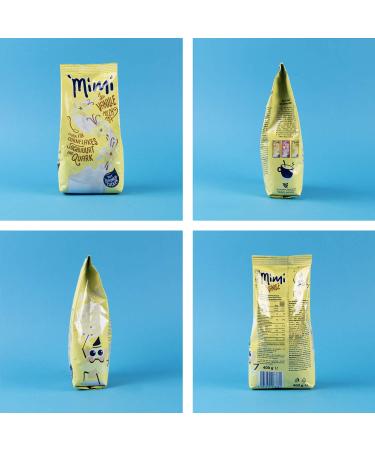 Mimi Milchmix Vanilla Drink Powder - 2 x 400g - Soluble in Warm & Cold Milk - Delicious Vanilla Flavor with Excellent Solubility for Smoothies & Milkshakes - Buy Online on GoSupps.com