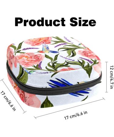 Javenproeqt Women's Multi-Colored Storage Bag for Bandages Menstrual Pads Panty Liners & Tampons - Portable Organizer for School & Office - Buy Online on GoSupps.com