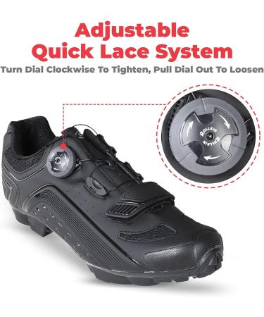 Gavin Pro MTB Shoe - Quick Lace, SPD Cleat Compatible, Size 11 Women/10 Men - Buy Online on GoSupps.com