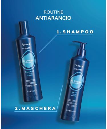 Fanola Orange Free Mask Anti-Orange Mask that Revitalizes Detangles and Moisturizes Hair Vegan Formula 1000 ml - Buy Online on GoSupps.com