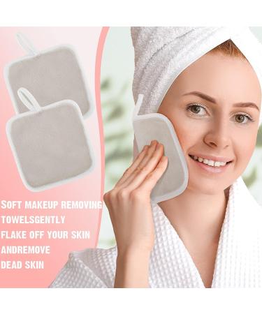 32 Pcs 5x5 Inch Soft Reusable Makeup Remover Pads - Microfiber Cloths for Eye Face - Washable Towel for Women - Classic Color - Buy Online on GoSupps.com
