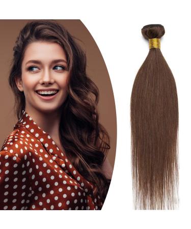 SEGO 20 "1 Bundle Brazilian Human Hair Bundles Real Hair Straight Hair Weaven Virgin Extensions 100% unprocessed Brazilian medium brown