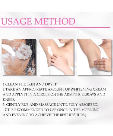 Ninnyi Underarm Lightening Cream Armpit Bleach Products Dark Spot Remover Reduce Odor Skin Moisture - Buy Online on GoSupps.com