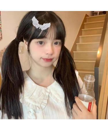 LAMDNL Girls Angel Wing Hair Clip Cute Bowknot/Heart s Hairpin Modern Hairs Barrette for All Ages Eye Catching Headwear - Buy Online on GoSupps.com