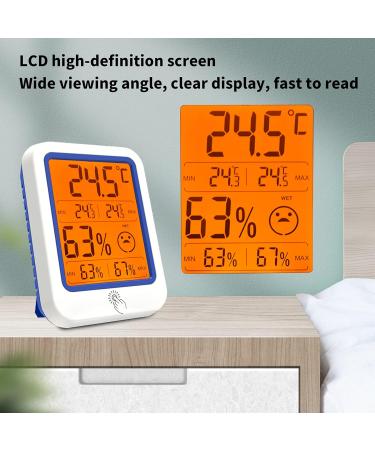 Huaosn Electronic LCD Wall Thermometer & Hygrometer | Digital Temperature & Humidity Meter for Home & Industry - Buy Internationally - Buy Online on GoSupps.com