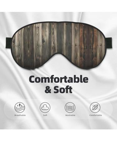SSIMOO Weathered Soft Sleep Eye Mask for Women | Breathable Travel Eye Patch - Relaxation & Comfort in Black - Buy Online on GoSupps.com