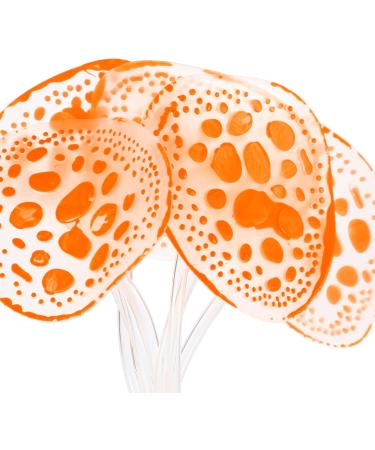 VOCOSTE Silicone Glowing Aquarium Coral with Suction Cup - Vibrant Orange Simulation for Aquatic Decor | International Shipping Available - Buy Online on GoSupps.com