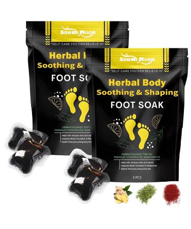 Herbal Cleansing Foot Soak Beads Body detox foot soak Natural Therapeutic Foot Soak Beads(2 Pack / 10 pcs)