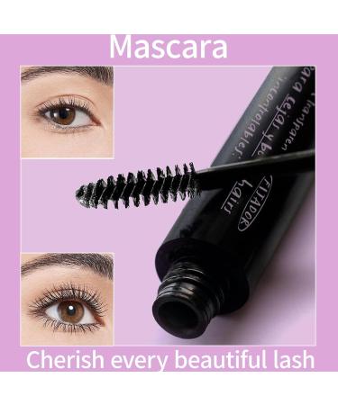Waterproof Mascara for Eyes 8 ml Long-Lasting Clump-Free Natural Makeup Volumizing Mascara for Volume and Length Travel Business Trip Home Girlfriend Wife Friends - Buy Online on GoSupps.com