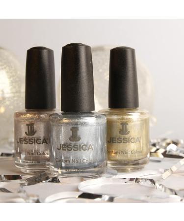 JESSICA Custom Colour Nail Polish Glitzy Gold 14.8ml - Buy Online on GoSupps.com