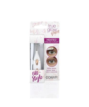 True Glow by Conair Mini Heated Eyelash Curler - Achieve Long-lasting Curls with Precision Heating - Buy Online on GoSupps.com