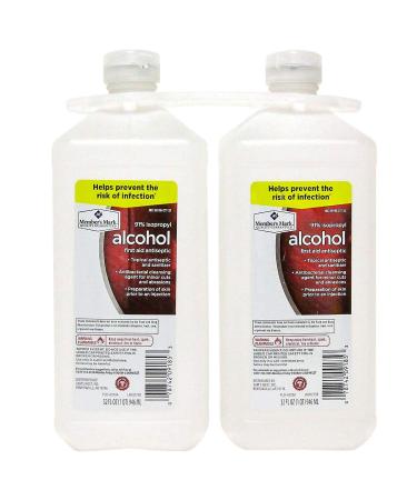 Member's Mark 91% Isopropyl Alcohol (32 Fl. Oz, 2 pk.) by Members Mark