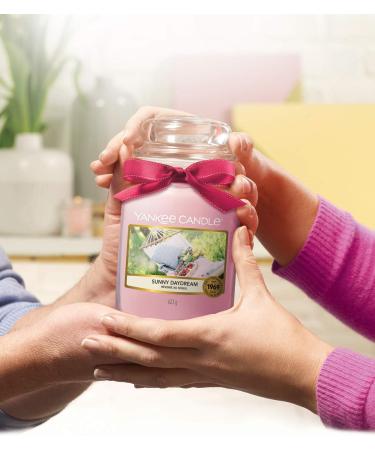 Yankee Candle Sunny Daydream Large Glass Candle | 150 Hour Burn Time | Garden Hideaway Collection - Shop Now! - Buy Online on GoSupps.com