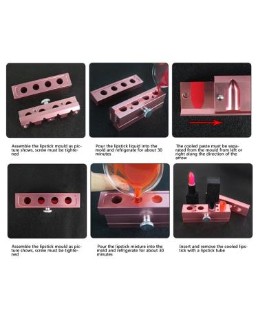 DIY Aluminum Alloy Lipstick Maker Kit - Create Custom Lip Balm (2 Hole Shape) International Shipping - Buy Online on GoSupps.com