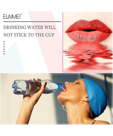 MOMEI Tattoo Lipstick Cotton Swab 20pcs - Long Lasting Waterproof Lip Gloss in Red - Buy Online on GoSupps.com