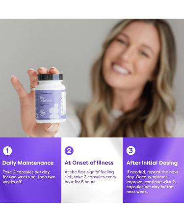 GutPersonal The Defender - Powerful Immune Defense with Vitamin A C and Botanical Extracts Elderberry Echinacea and More for Boosting Immune System with Natural Ingredients (Capsule) - Buy Online on GoSupps.com