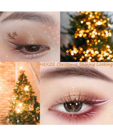 HEXZE Liquid Glitter Eyeshadow - Metallic Sparkle Long-Lasting Waterproof Eye Makeup | 2g L08 - Buy Online on GoSupps.com