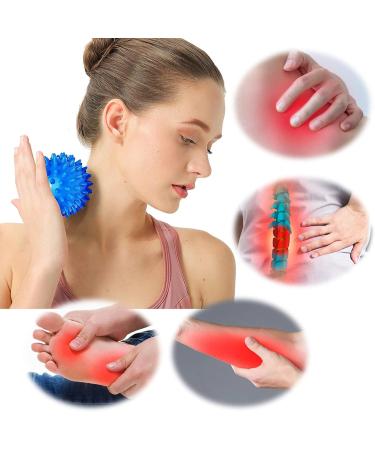 3-Part Hedgehog Ball Set for Massage | Ideal for Reflexology & Trigger Point Relief | Hand & Foot Massage Balls - Buy Online on GoSupps.com