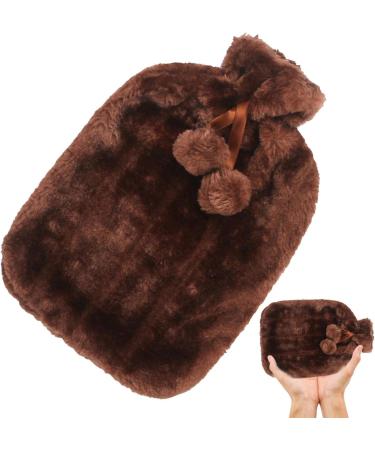 Buy Kot-au 2L Hot Water Bag with Fluffy Cover - Rubber Hot Water Warmer for Pain Relief & Comfortable Hot Compresses | Perfect Birthday & Festival Gifts - Buy Online on GoSupps.com