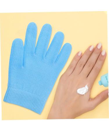 minkissy 1 Pair Night Moisturizing Gloves Hand Nail Stamp Plates Overnight Spa Gloves Compact Gloves Moisturizing Spa Gloves Lotion Moisturizing Gloves for Women at Night Accessories 19.5x12.2x0.4cm - Buy Online on GoSupps.com