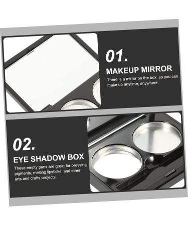 SKISUNO 3 Sets Double Box Eye Shadow Box Eyeshadow Supplies Empty Makeup Supply Makeup Accessories Make Container Pallet Makeup Supplies Empty Make up Container Cosmetic Container - Buy Online on GoSupps.com