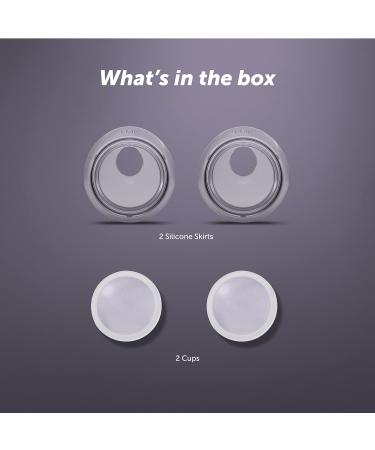 Elvie Catch Milk Collection Shells (2X) - Reusable Leak-Protection Silicone Cups | Breast Shells No More Wasted Milk or wasteful Breast Pads - Buy Online on GoSupps.com