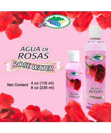 Agua De Rosas 4 Oz Rose Water Facial Toner | Refreshing & Hydrating Skincare - Shop Internationally - Buy Online on GoSupps.com