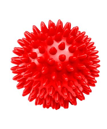 SPRINGOS Hedgehog Ball Massage Ball with Knobs 8.5 cm Hard Red 8.5 cm