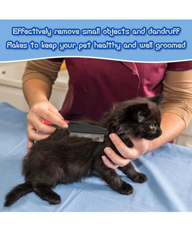 BANSHAN Flea Comb - Effective Grooming Tool for Cats, Dogs, and Rabbits | Removes Fleas, Nits, Ticks, and Biting Pests - Buy Online on GoSupps.com