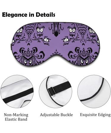 Halloween Haunted House Sleep Mask Eye Cover for Sleeping Blindfold with Adjustable Strap Blocks Light Night Travel Nap for Men Women - Buy Online on GoSupps.com