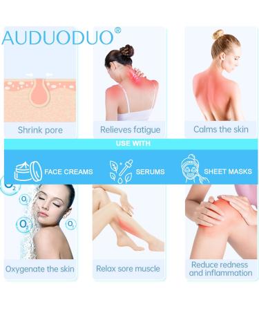AUDUODUO Premium Ice Face Roller - Extra Roller for Long-Lasting Cold Therapy for Face Neck & Body | Reduces Puffiness & Refreshes Skin - Blue - Buy Online on GoSupps.com