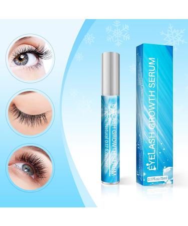 Lash & Eyebrow Growth Serum for Longer, Fuller, Stronger Eyelashes - 5ML (Blue) - Buy Online on GoSupps.com
