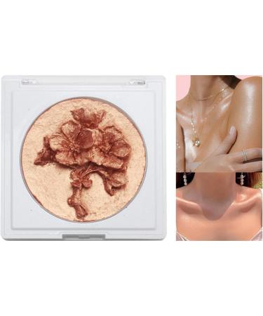 Make up Highlighter Glitter Highlight Bronzer Powder Highlighter Palette - 3D Plum Blossom Long-Lasting Highlighter Powder Face Highlighter Illuminator 0.7 Oz Highlight Makeup Rowces 04# - Buy Online on GoSupps.com