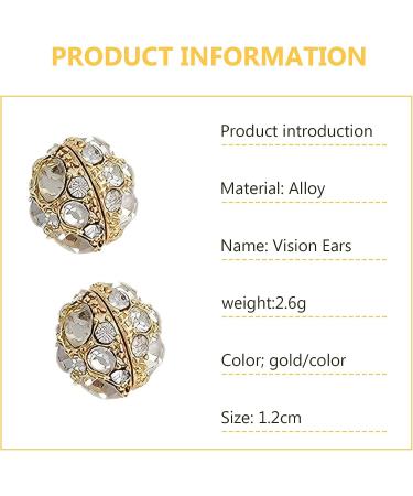 Dorina EarAcupressure Magnetherapy Detox Earrings - Gold & Silver (2 Pairs) - Buy Online on GoSupps.com