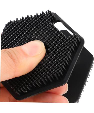 VINTORKY Face Brush Silicone Facial Cleansing Brush Facial Cleansing Brush Exfoliator Face Cleansing Brush Face Exfoliator Facial Wash Brush Face Scrub Double Sided Scrubber Silica Gel 6.50X6.50X4.00CM Black - Buy Online on GoSupps.com