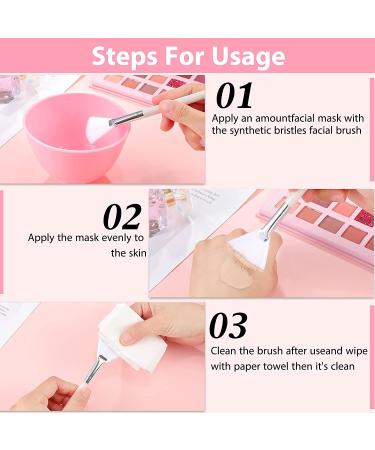 14-Piece Soft Fan Brushes Set for Mud Cream Applicator - White - Buy Online on GoSupps.com