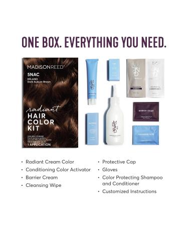 Madison Reed Radiant Hair Color Kit Milano Brown (5NAC) Shades of Black 1 Pack - Buy Online on GoSupps.com