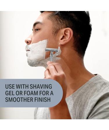 Amazon Men's Double Edge Classic Razor with 20 Blades - 1 Pack - Buy Online on GoSupps.com