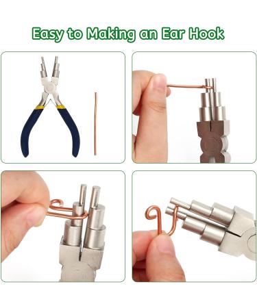 6-In-1 Coolrunner Bail Making Pliers | Wire Looping Pliers for Jewelry Making | Bending Tool for 3-10mm Bails, Loops, Hooks, Jump Rings - Blue - Buy Online on GoSupps.com