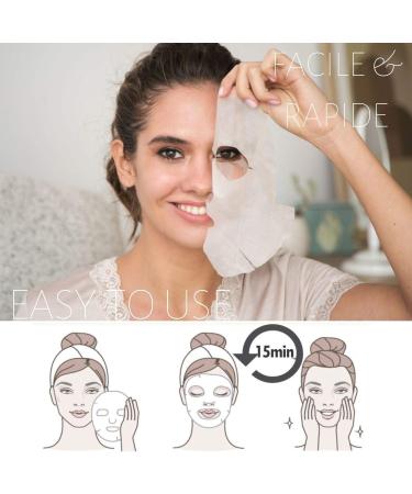  Littorelle Face Mask N 4 Hydrating Serum with Hyaluronic Acid Made in France Moisturizes and Plumps the Skin Anti-Aging Stimulates Collagen Production Tissue Mask for Normal Skin - Buy Online on GoSupps.com