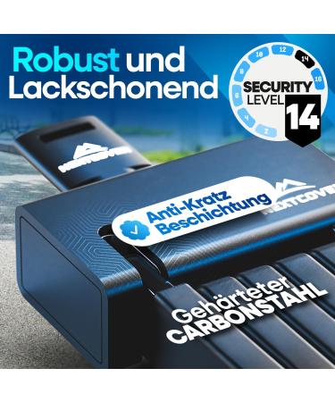 NextCover Folding Lock Bicycle - High-Security Steel Lock with 3 Keys & Holder | Durable 100cm Carbon Steel Bike Lock - Buy Online on GoSupps.com