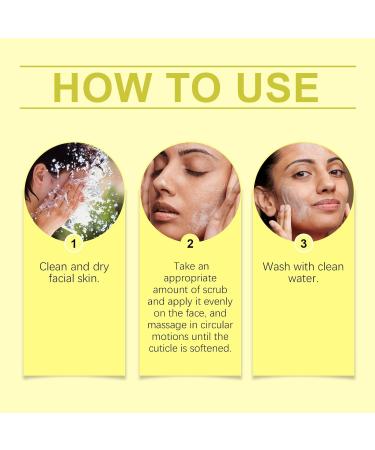 Facial Scrub - Gentle Cleansing Exfoliating Nourishing Smoothing & Brightening Facial Exfoliator - Buy Online on GoSupps.com