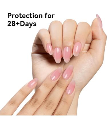 MAYCHAO Gel Nail Polish Clearly Pink Builder Nail Gel 15ml Clear Pink Builder Strengthener Gel Polish Clear Color Hard Gel Builder Extension Base Rhinestone Nail Glue Gel in a Bottle 27 - Buy Online on GoSupps.com