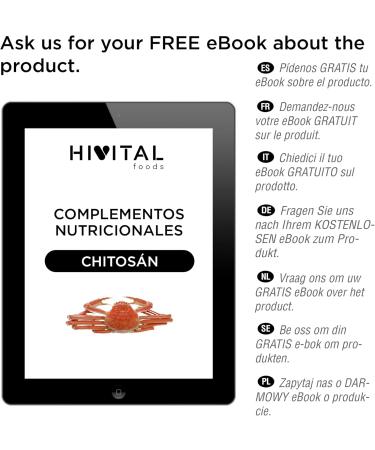 Marine Chitosan 2000 mg. 240 capsules for 2 months of treatment. Natural Chitosan from the Chitin of Crustaceans. Natural fiber to block the absorption of fats. - Buy Online on GoSupps.com