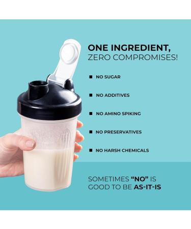 AS-IT-IS Nutrition Whey Protein Isolate 90% - 500 Gms/17.6 Oz | Protein 27g & Bcaa 5.9g Per Serving Unflavoured Cross-flow Microfiltered Natural Zero Fat, Zero Sugar - Buy Online on GoSupps.com