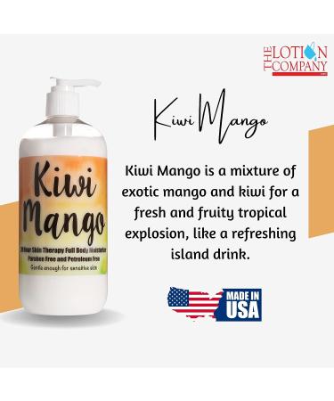The Lotion Company 24 Hour Skin Therapy Lotion 16oz - Kiwi Mango | Made in USA, Paraben-Free, Aloe Vera | Full Body Moisturizer - Buy Online on GoSupps.com
